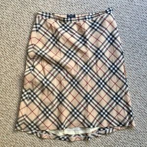 Vintage Burberry Tartan/Plaid Skirt US Sz. 8